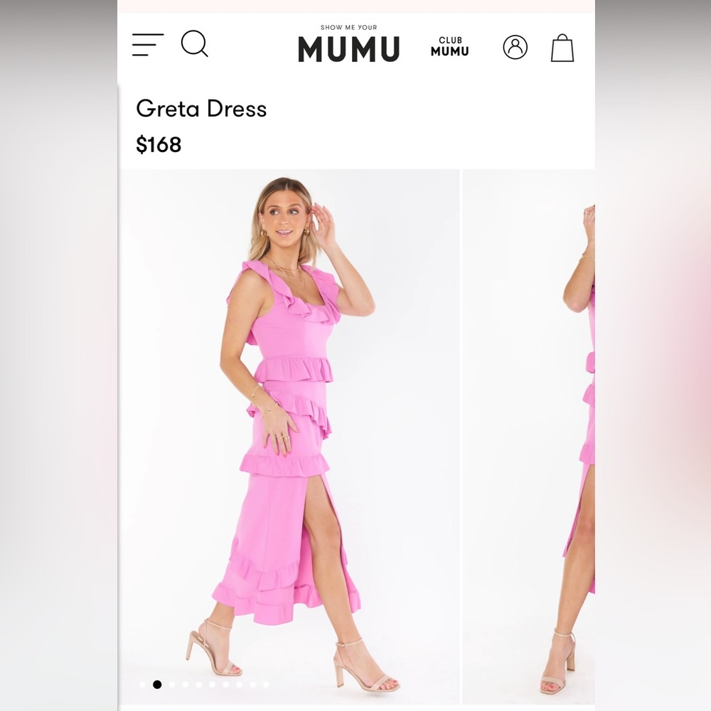 Show me your mumu Greta Dress, pink, XL